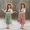 Summer 2023 Baby Girls Clothes Sets Outfits Kids Clothes Short Sleeve Pants Children Clothing Set 3 4 5 6 7 8 9 10 11 12 Years - Image 4
