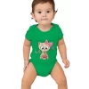Cake Cat with Bow Print Bodysuit Baby Cotton Short Sleeve Newborn Clothes Cartoon Style Animal Baby Boy Girl Clothes Jumpsuits - Image 4
