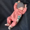Baby Pajamas Zipper Fleece Newborn Girls Romper Warm Winter Underwear One Piece Overalls Boys Outfits Truck Infants Clothes - Image 5