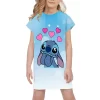 Cute Stitch 3D Print Girls' Dress Party Dresses Kids Birthday Gifts 2-8Y Children Girls Dress Baby Casual Clothes Cartoon Top - Image 6