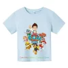 Summer Kids PAW Patrol Clothing T-shirt Baby Boys Girls Clothing Kids Sports Short sleeved Fashion Casual crew neck top - Image 2