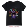 Family Smiling Critters T Shirt Kids Catnap Clothes Baby Girls Short Sleeve T-Shirt Boys Birthday Clothing Children Clothing Tee