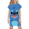 Cute Stitch 3D Print Girls' Dress Party Dresses Kids Birthday Gifts 2-8Y Children Girls Dress Baby Casual Clothes Cartoon Top - Image 5