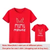 Korean Mama Mouse And Mini Mouse Daughter Kids Tops Baby Outfits Cartoon Mom and Me T-shirt Family Look Matching Outfits - Image 5