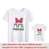 Korean Mama Mouse And Mini Mouse Daughter Kids Tops Baby Outfits Cartoon Mom and Me T-shirt Family Look Matching Outfits - Image 6