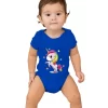 Cute Rainbow Unicorn Print Bodysuit Baby Cotton Short Sleeve Newborn Clothes Cartoon Style Baby Boy Girl Clothes 2024 Jumpsuits - Image 2