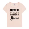 There Is Power In The Name of Jesus Kids Girls Boys Short Sleeve T-shirt Shirt Children Summer Clothing Tops Clothes Casual Tees - Image 4