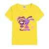 Kawaii Girls T-Shirt Video Game The Amazing Digital Circus Graphic Print Tshirt Fashion Kids Tshirt Cute Girls Clothing Pink Top - Image 5