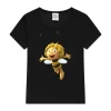 Summer Cute Cartoon Children's Short Sleeve T-shirt Little Bee Maya T-shirts Boy Kid Boys And Girls Tops Shirts Children's Tshir - Image 2