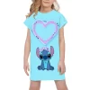 Cute Stitch 3D Print Girls' Dress Party Dresses Kids Birthday Gifts 2-8Y Children Girls Dress Baby Casual Clothes Cartoon Top - Image 2