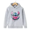 Kawaii Lilo Stitch Hoodie Kids Clothes Girls Clothing Fashion Baby Boys Clothes Autumn Warm Stitch Sweatshirt Children Tops - Image 4