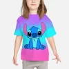 New Lilo & Stitch Tshirt Kids Anime Summer Fashion Multiple Children's Cartoon Boy Girls T-shirts Cute Baby Short Sleeve - Image 2