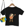 Funny Hedgehog Playing The Guitar T-Shirts Boys Girls Musical Note&chair Tops Animals Children's Clothing Hedgehog Kids T-Shirts - Image 2