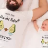 Our First Father's Day Together Family Macthing Outfits Infant Rompers Daddy T-shirts Family Look Clothes Fathers Day Best Gifts - Image 2