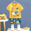 New arrive Mickey mouse Baby Kids Sport Clothing Disney Clothes Sets for Boys Costumes summer Cotton Baby Clothes 0 -3Years Old - Image 3