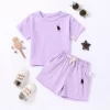 Toddler Girl Boys Clothes Summer Printed Sports Suit 0-6Y COTTON Leisure T-shirt Shorts Two-piece Set Unisex - Image 3