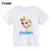 Cute Frozen Children Clothes Kids Summer Fashion Elsa T-shirt Baby Boys Cartoon Tshirts Toddler Girls Short Sleeve Casual Tops - Image 4