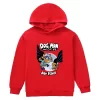Dogman Kids Hoodie Sweatshirt Toddler Boy Girl Spring Hooded Cartoon Dog Man Printed Long Sleeve Shirt Clothes Christmas Gift - Image 2