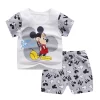 Cartoon Kids Set Mickey Mouse Printed Children's Clothes T-shirt Shorts 2pc/set Toddler Boys Short Sleeved Suit Kids Tracksuits - Image 5