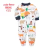 Baby Pajamas Zipper Fleece Newborn Girls Romper Warm Winter Underwear One Piece Overalls Boys Outfits Truck Infants Clothes - Image 2
