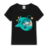 Kwazii Character From Octonauts Kids T-Shirt Children Clothing Anime Summer Short Sleeve Cute Clothes T-shirt Cartoon Kids Tops