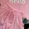 Girls Clothes Sets Summer Children Short-sleeved Suit Teenage Girls Letter T-shirt Shorts Tracksuit Outfit Sports Clothing Set - Image 5