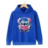 Kawaii Lilo Stitch Hoodie Kids Clothes Girls Clothing Fashion Baby Boys Clothes Autumn Warm Stitch Sweatshirt Children Tops - Image 3