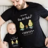 Our First Father's Day Together Family Macthing Outfits Infant Rompers Daddy T-shirts Family Look Clothes Fathers Day Best Gifts