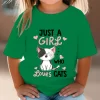 Just A Girl Who Loves Cats Tshirt Girls Y2k Harajuku Animal Summer Fashion Kids Clothes Funny Graphic Cute Cat Lover Streetwear - Image 3