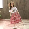 Summer 2023 Baby Girls Clothes Sets Outfits Kids Clothes Short Sleeve Pants Children Clothing Set 3 4 5 6 7 8 9 10 11 12 Years - Image 6