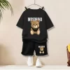 Summer Baby Girl Boy Clothes Set Kid Cartoon Bear T-Shirts Shorts Suit Children Short Sleeve O Neck Top and Bottom 2 Pieces Set - Image 2