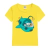 Kwazii Character From Octonauts Kids T-Shirt Children Clothing Anime Summer Short Sleeve Cute Clothes T-shirt Cartoon Kids Tops - Image 5
