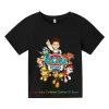 Summer Kids PAW Patrol Clothing T-shirt Baby Boys Girls Clothing Kids Sports Short sleeved Fashion Casual crew neck top