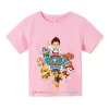 Summer Kids PAW Patrol Clothing T-shirt Baby Boys Girls Clothing Kids Sports Short sleeved Fashion Casual crew neck top - Image 4