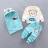 Autumn Winter Baby Boys Clothes Sets Thick Fleece Cartoon Bear Jacket Vest Pants 3Pcs Cotton Sport Suit For Girls Warm Outfits - Image 5