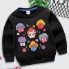 Kids Funny Cartoon Mushroom Hoodies Toddler Round Neck Cute Pattern Sweatshirt Tops Baby Girls Boys Spring Long Sleeve Pullover - Image 2