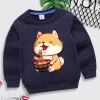 Shiba Inu Ramen Bowl Print Girls Hoodie Boys Sweatshirts Long Sleeved Hoody Children Spring Casual Clothes Toddler Tracksuit - Image 5